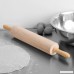 15-Inch Long Wooden Rolling Pin Hardwood Dough Roller With Internal Ball Bearing Smooth Rollers Perfect Size for Baking - Essential Wooden Utensil for Bread Pastry Cookies Pizza Pie and Fondant - B0746SD4X1